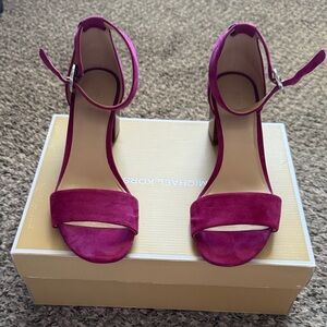 Michael Kors Fuchsia Suede Heels